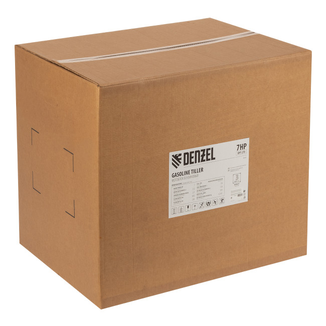 Мотоблок DPT-270, 7 л.с., ремен.сцеп, шир 85 см, глуб 35 см,фрез 3х4,ШОМ,скор 2В/1Н,кол 8" Denzel в Ижевске