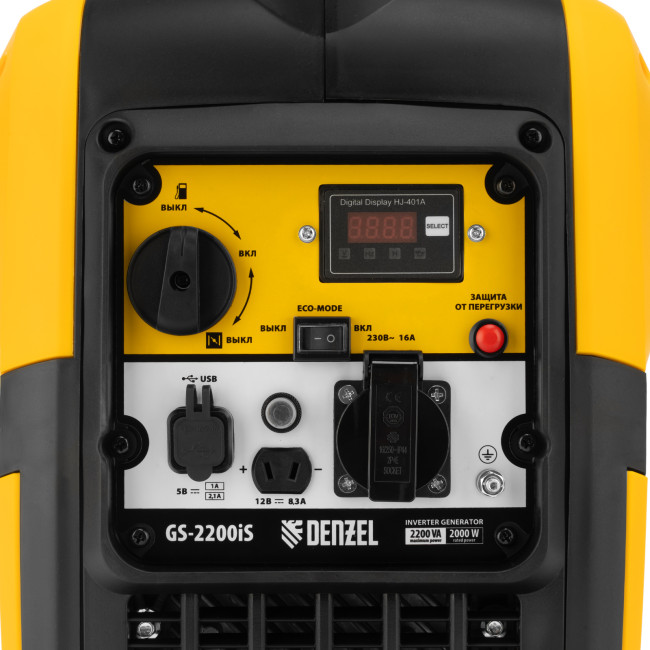 Генератор инверторный GS-2200iS, 2,2 кВт, 230 В, закрытый корпус, ручной старт DENZEL в Ижевске Генератор инверторный GS-2200iS, 2,2 кВт, 230 В, закрытый корпус, ручной старт DENZEL в Ижевске