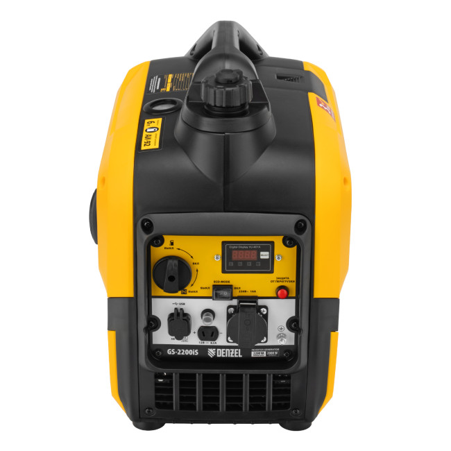Генератор инверторный GS-2200iS, 2,2 кВт, 230 В, закрытый корпус, ручной старт DENZEL в Ижевске Генератор инверторный GS-2200iS, 2,2 кВт, 230 В, закрытый корпус, ручной старт DENZEL в Ижевске