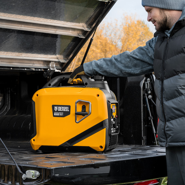 Генератор инверторный GS-2200iS, 2,2 кВт, 230 В, закрытый корпус, ручной старт DENZEL в Ижевске Генератор инверторный GS-2200iS, 2,2 кВт, 230 В, закрытый корпус, ручной старт DENZEL в Ижевске