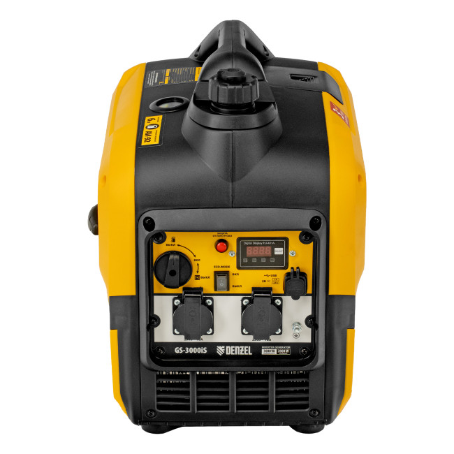 Генератор инверторный GS-3000iS, 3,0 кВт, 230 В, закрытый корпус, ручной старт Denzel в Ижевске