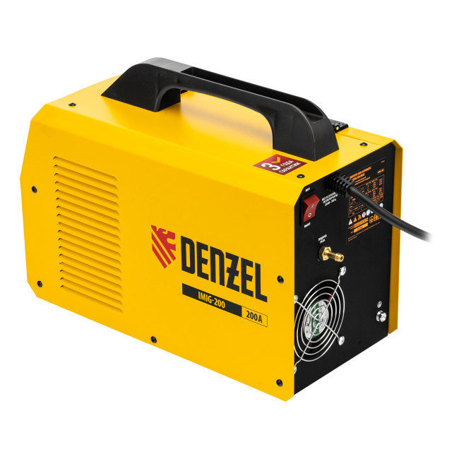 Аппарат инвертор. полуавтомат. cварки IMIG-200, 200 А, ПВ 60%, катушка 5 кг Denzel в Ижевске
