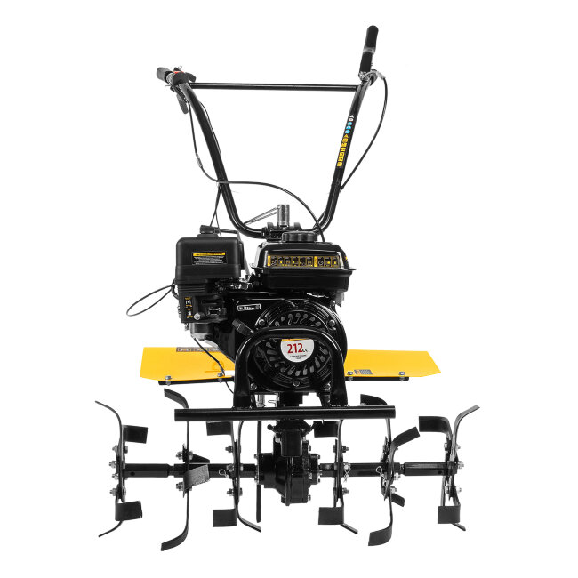 Мотоблок DPT-270X, 7 л.с., диск.сцеп, шир 90 см, глуб 35 см,фрез 3х4,ВОМ,скор 2В/1Н,кол 8" Denzel в Ижевске