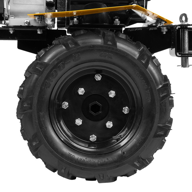 Мотоблок DPT-270X, 7 л.с., диск.сцеп, шир 90 см, глуб 35 см,фрез 3х4,ВОМ,скор 2В/1Н,кол 8" Denzel в Ижевске