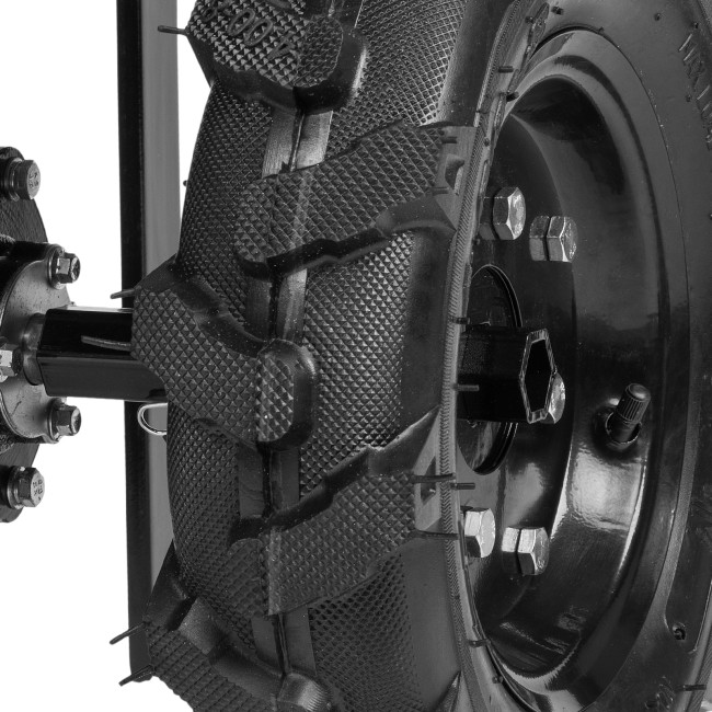 Мотоблок DPT-270X, 7 л.с., диск.сцеп, шир 90 см, глуб 35 см,фрез 3х4,ВОМ,скор 2В/1Н,кол 8" Denzel в Ижевске