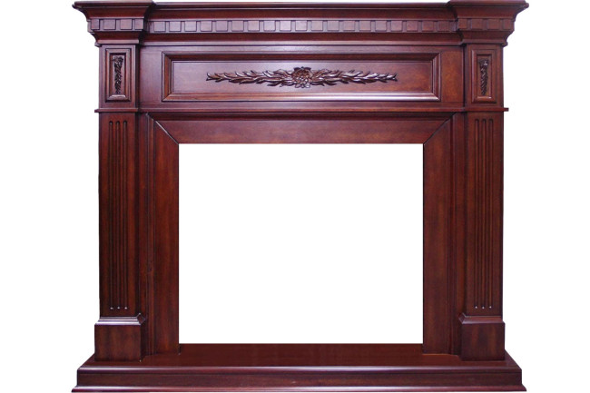 Каминокомплект Luxemburg - Темная вишня с очагом Design B800RF 3D в Ижевске Каминокомплект Luxemburg - Темная вишня с очагом Design B800RF 3D в Ижевске