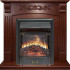 Каминокомплект Sorrento угловой - Орех с очагом Majestic FX Black в Ижевске