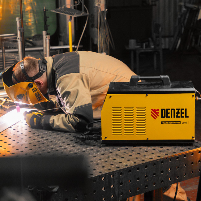 Аппарат инвертор. аргонодуговой сварки ITIG-200 ACDC Mix Pulse, 200 А, ПВ 60% Denzel в Ижевске Аппарат инвертор. аргонодуговой сварки ITIG-200 ACDC Mix Pulse, 200 А, ПВ 60% Denzel в Ижевске
