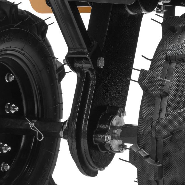 Мотоблок DPT-370S, 7 л.с., ремен.сцеп, фрез 3х4, ШОМ, передачи 3В/1Н Denzel в Ижевске