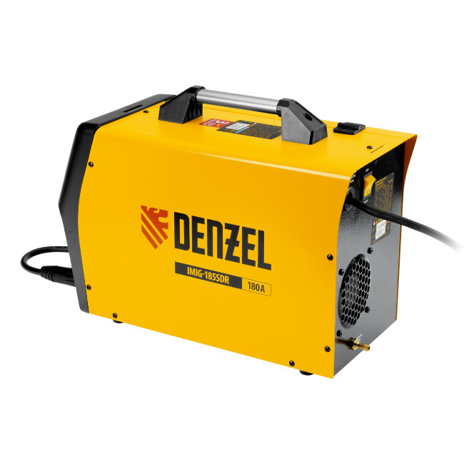 Аппарат инвертор. полуавтомат. cварки IMIG-185SDR, 180 А, ПВ 60%, катушка 5 кг Denzel в Ижевске