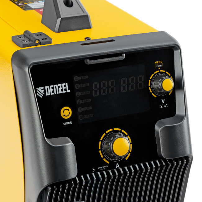 Аппарат инвертор. полуавтомат. cварки IMIG-185SDR, 180 А, ПВ 60%, катушка 5 кг Denzel в Ижевске