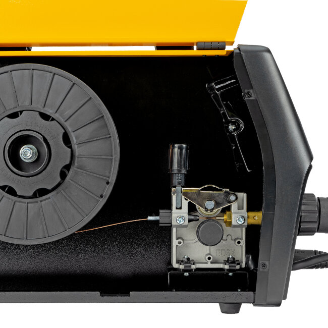 Аппарат инвертор. полуавтомат. cварки IMIG-185SDR, 180 А, ПВ 60%, катушка 5 кг Denzel в Ижевске