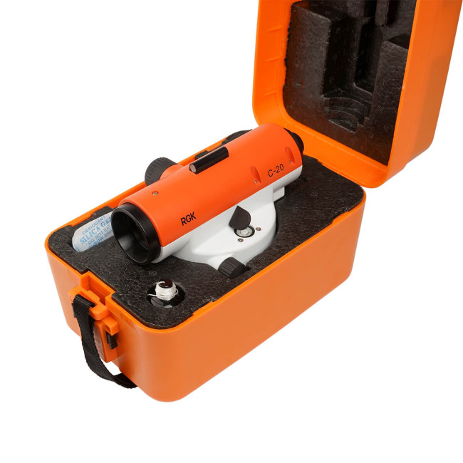 Комплект оптический нивелир RGK C-20 с поверкой + штатив S6-N + рейка AMO S4 в Ижевске Комплект оптический нивелир RGK C-20 с поверкой + штатив S6-N + рейка AMO S4 в Ижевске