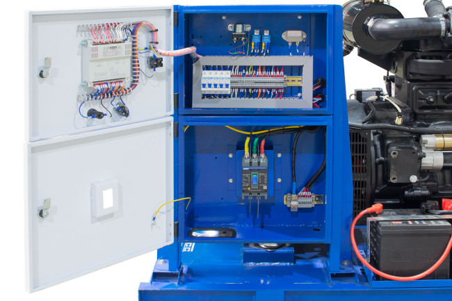 Дизельный генератор ТСС АД-60С-Т400 в погодозащитном кожухе в Ижевске