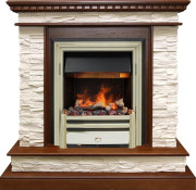 Каминокомплект Calgary - Дуб / Сланец беженый с очагом Cavendish Каминокомплект Calgary - Дуб / Сланец беженый с очагом Cavendish