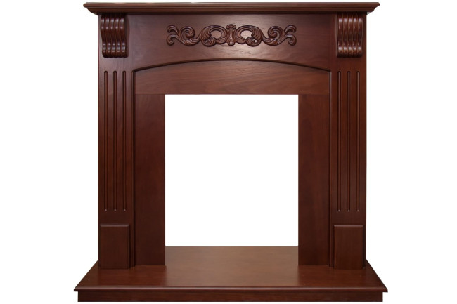 Каминокомплект Sorrento угловой - Орех с очагом Majestic FX Brass в Ижевске Каминокомплект Sorrento угловой - Орех с очагом Majestic FX Brass в Ижевске