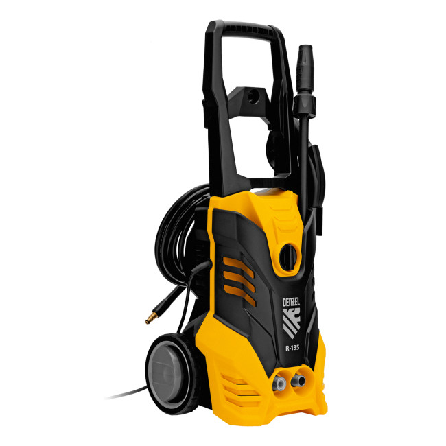 Моечная машина высокого давления R-135, 1800 Вт, 135 бар, 6 л/мин, колесная Denzel в Ижевске Моечная машина высокого давления R-135, 1800 Вт, 135 бар, 6 л/мин, колесная Denzel в Ижевске