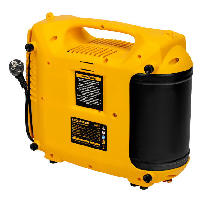 Компрессор воздушный DL1300, 10 бар, 1,3 кВт 180 л/мин 5 л, с набором аксессуаров Denzel в Ижевске