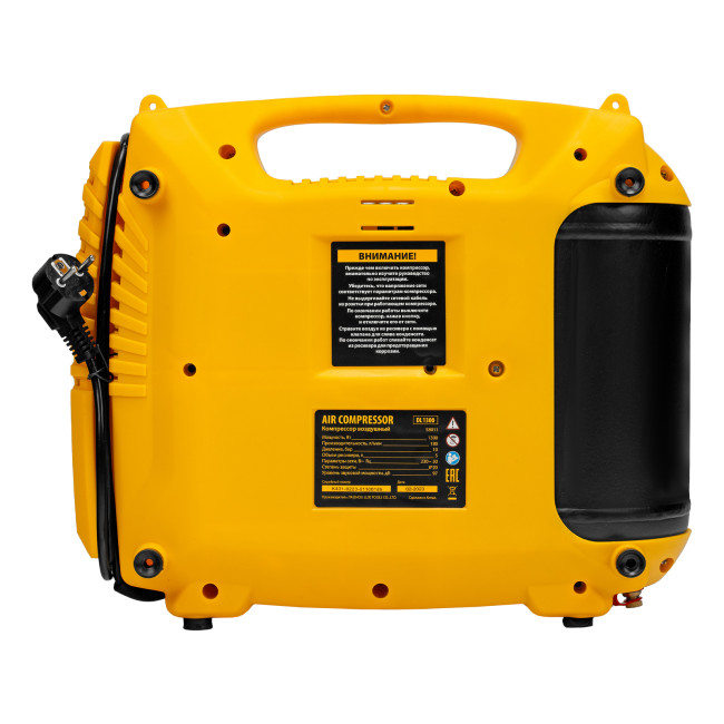 Компрессор воздушный DL1300, 10 бар, 1,3 кВт 180 л/мин 5 л, с набором аксессуаров Denzel в Ижевске