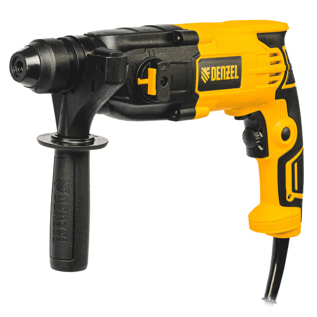 Перфоратор электрический RH-650-18, SDS-plus, 650 Вт, 2.0 Дж, 3 плюс 1 режим Denzel в Ижевске