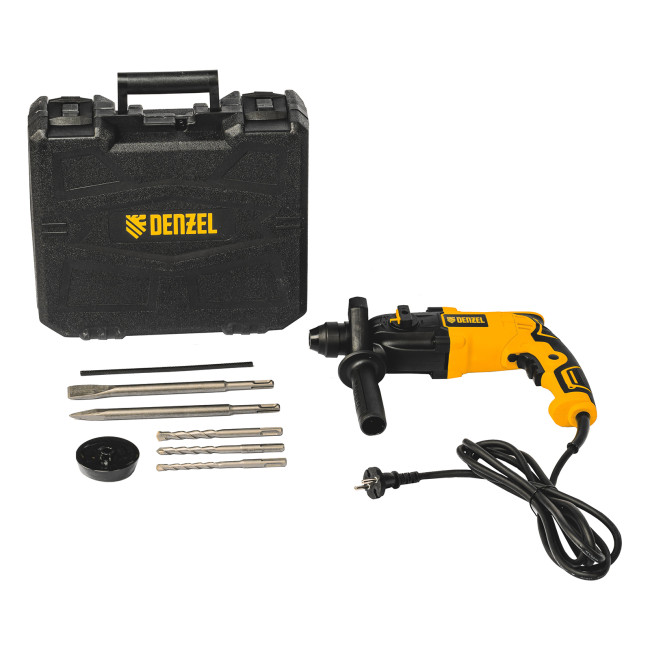 Перфоратор электрический RH-650-18, SDS-plus, 650 Вт, 2.0 Дж, 3 плюс 1 режим Denzel в Ижевске Перфоратор электрический RH-650-18, SDS-plus, 650 Вт, 2.0 Дж, 3 плюс 1 режим Denzel в Ижевске