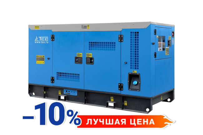 Дизельный генератор ТСС АД-20С-Т400 в шумозащитном кожухе в Ижевске