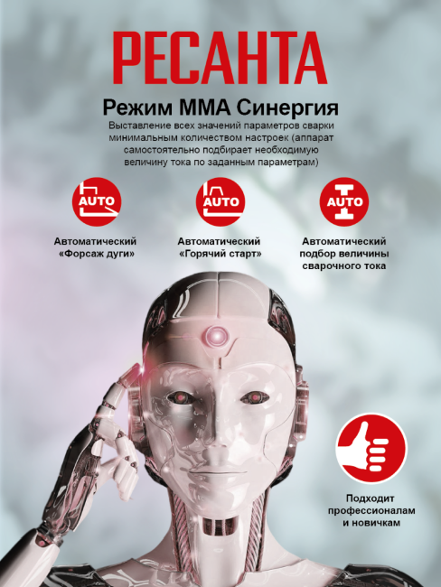 Сварочный аппарат инверторный РЕСАНТА САИ-250T LUX в Ижевске