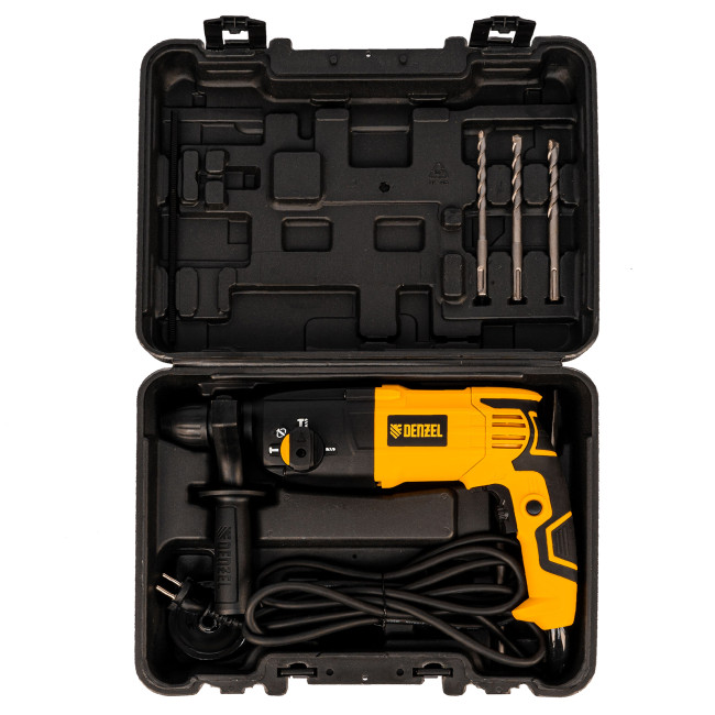Перфоратор электрический RH-750-24, SDS-plus, 750 Вт, 2.5 Дж, 3 режима Denzel в Ижевске Перфоратор электрический RH-750-24, SDS-plus, 750 Вт, 2.5 Дж, 3 режима Denzel в Ижевске