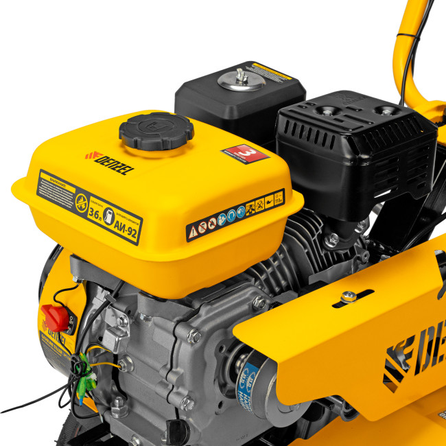 Мотоблок DPT-170S, 7 л.с., ремен.сцеп, фрез 3х4, ШОМ, передачи 2В/1Н Denzel в Ижевске Мотоблок DPT-170S, 7 л.с., ремен.сцеп, фрез 3х4, ШОМ, передачи 2В/1Н Denzel в Ижевске