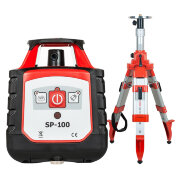 Комплект: ротационный нивелир RGK SP-100 + элевационный штатив RGK SH-170