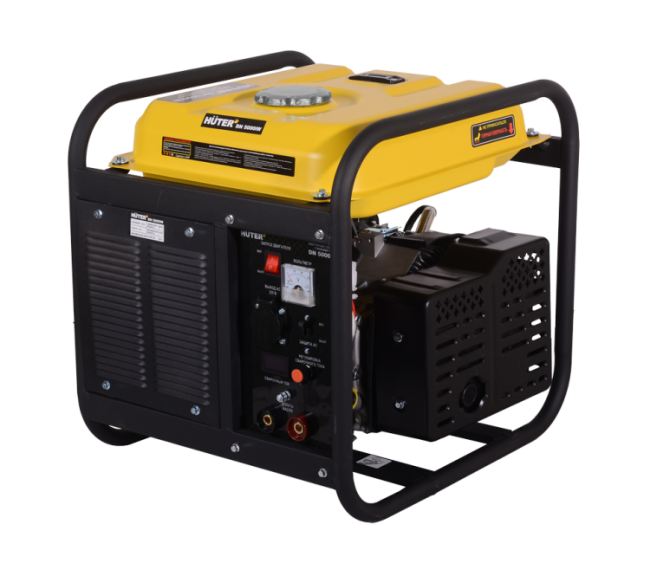 Электрогенератор инверторный DN 5000iW, с функцией сварки Huter в Ижевске