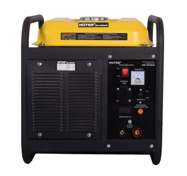 Электрогенератор инверторный DN 5000iW, с функцией сварки Huter в Ижевске