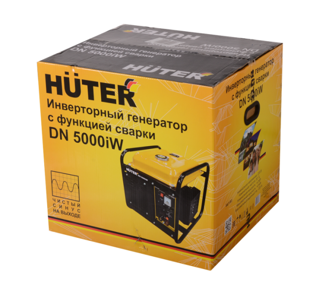 Электрогенератор инверторный DN 5000iW, с функцией сварки Huter в Ижевске