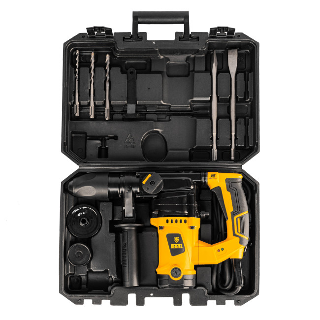 Перфоратор электрический RHV-1100-26, SDS-plus, 1100 Вт, 4 Дж, 3 режима Denzel в Ижевске Перфоратор электрический RHV-1100-26, SDS-plus, 1100 Вт, 4 Дж, 3 режима Denzel в Ижевске