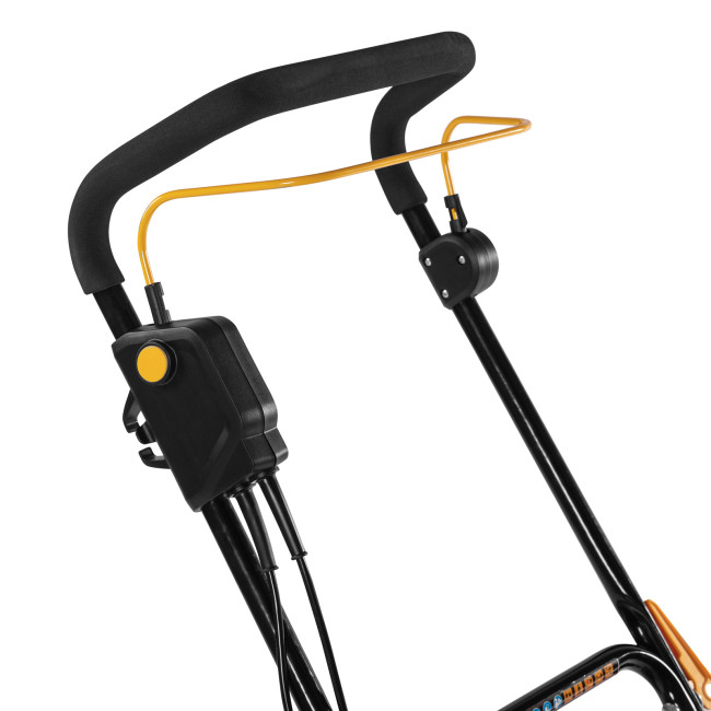 Газонокосилка электрическая GM-1200, 1200 Вт, ширина 32 см, 3 уровня, травосборник 25 л. Denzel в Ижевске Газонокосилка электрическая GM-1200, 1200 Вт, ширина 32 см, 3 уровня, травосборник 25 л. Denzel в Ижевске