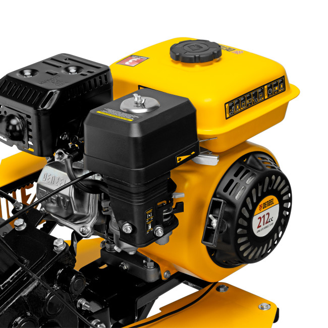 Мотоблок DPT-270SB, 7 л.с., ремен.сцеп, фрез 3х4, ШОМ, без колес, передачи 2В/1Н Denzel в Ижевске