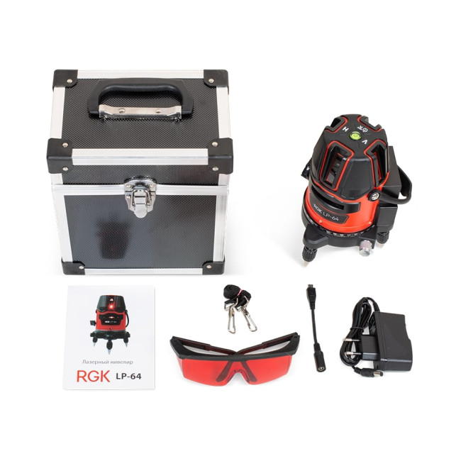 Комплект: лазерный уровень RGK LP-64 + штатив RGK LET-170 в Ижевске