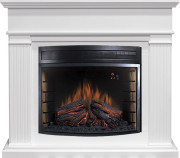 Каминокомплект Adagio - Белый с очагом Dioramic 28 LED FX