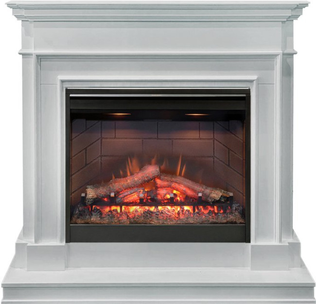 Каминокомплект Newport - Белый с очагом Symphony 26'' DF2608-INT в Ижевске