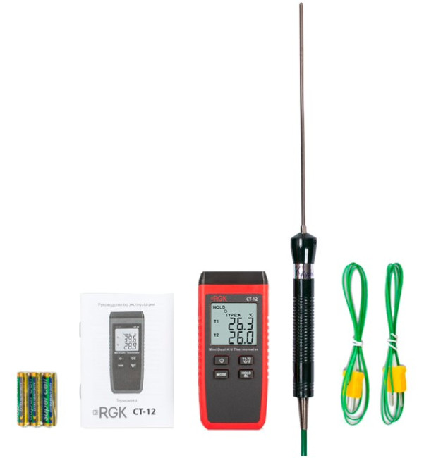 Термометр RGK CT-12 с погружным зондом температуры TR-10W в Ижевске