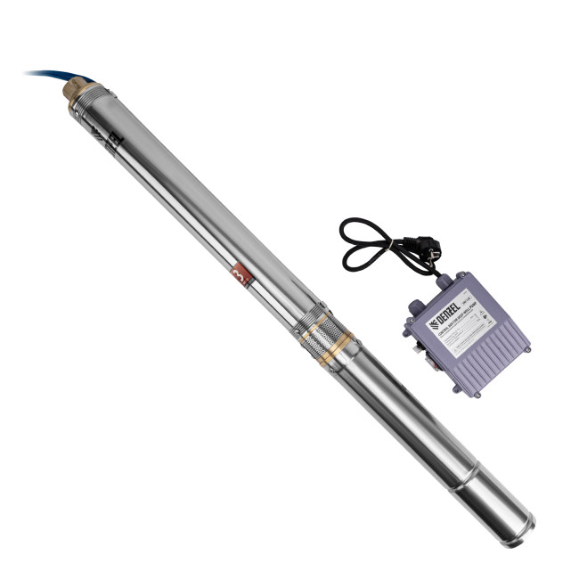 Скважинный насос DWC-3-60, центробежный, диаметр 3", 800 Вт, 3300 л/ч, напор 60 м Denzel в Ижевске Скважинный насос DWC-3-60, центробежный, диаметр 3", 800 Вт, 3300 л/ч, напор 60 м Denzel в Ижевске