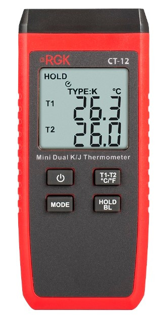 Термометр RGK CT-12 с погружным зондом температуры TR-10W с поверкой в Ижевске Термометр RGK CT-12 с погружным зондом температуры TR-10W с поверкой в Ижевске