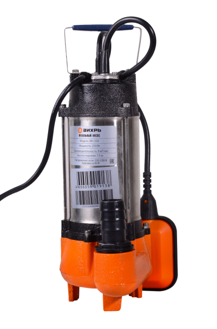 Фекальный насос ВИХРЬ ФН-250 в Ижевске Фекальный насос ВИХРЬ ФН-250 в Ижевске