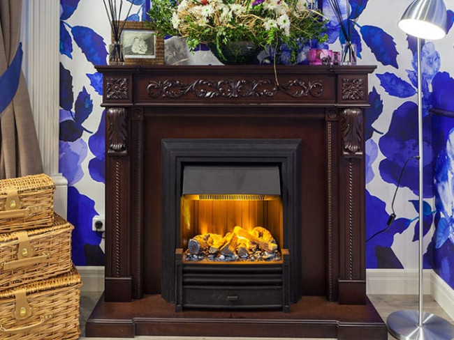 Каминокомплект Neapol - Дуб антик с очагом Danville Brass FB2 в Ижевске