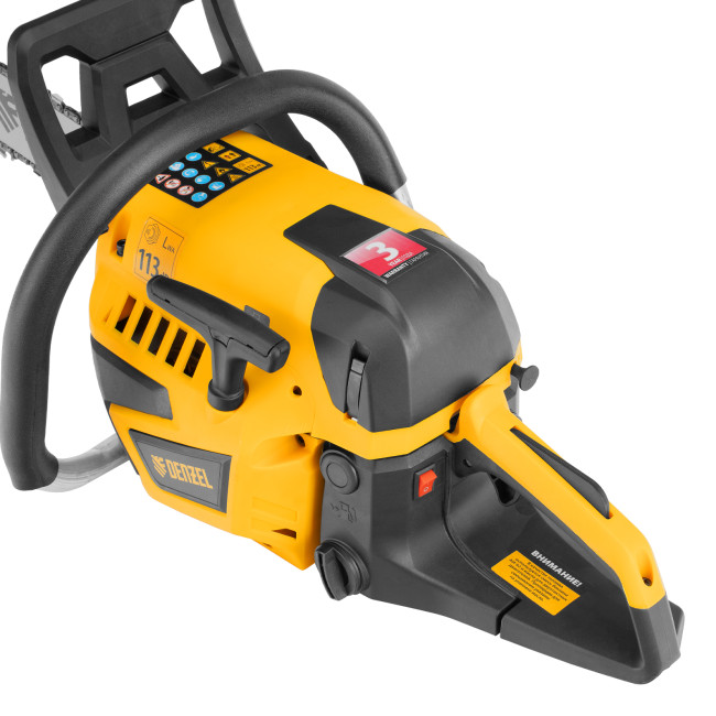 Пила цепная бензиновая DS-4516, шина 40 см, 45 см3, 2,5 л.с, шаг 0,325, паз 1,5 мм, 64 звена Denzel в Ижевске