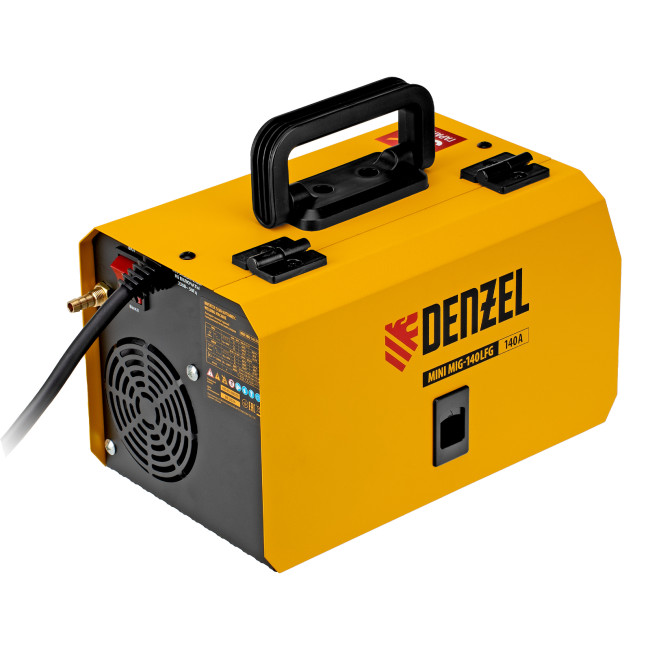 Аппарат инвертор. полуавтомат. сварки Mini MIG-140LFG, 140 А, ПВ 60%// Denzel в Ижевске Аппарат инвертор. полуавтомат. сварки Mini MIG-140LFG, 140 А, ПВ 60%// Denzel в Ижевске