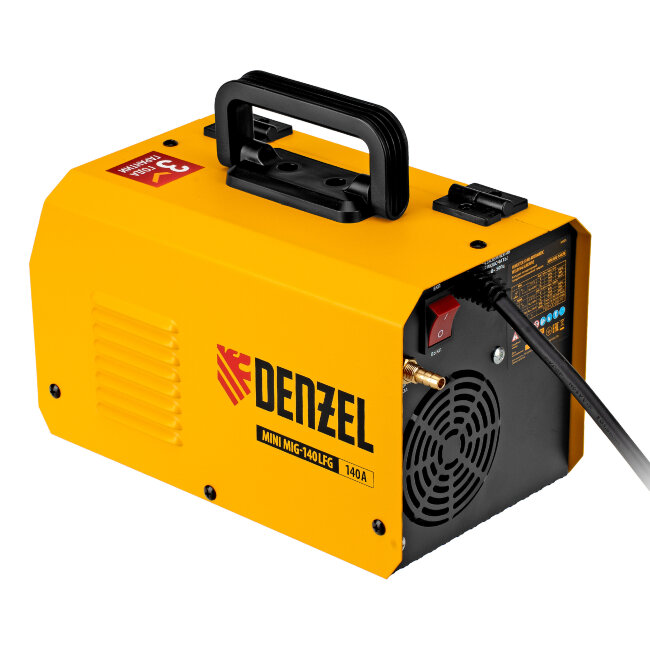 Аппарат инвертор. полуавтомат. сварки Mini MIG-140LFG, 140 А, ПВ 60%// Denzel в Ижевске Аппарат инвертор. полуавтомат. сварки Mini MIG-140LFG, 140 А, ПВ 60%// Denzel в Ижевске
