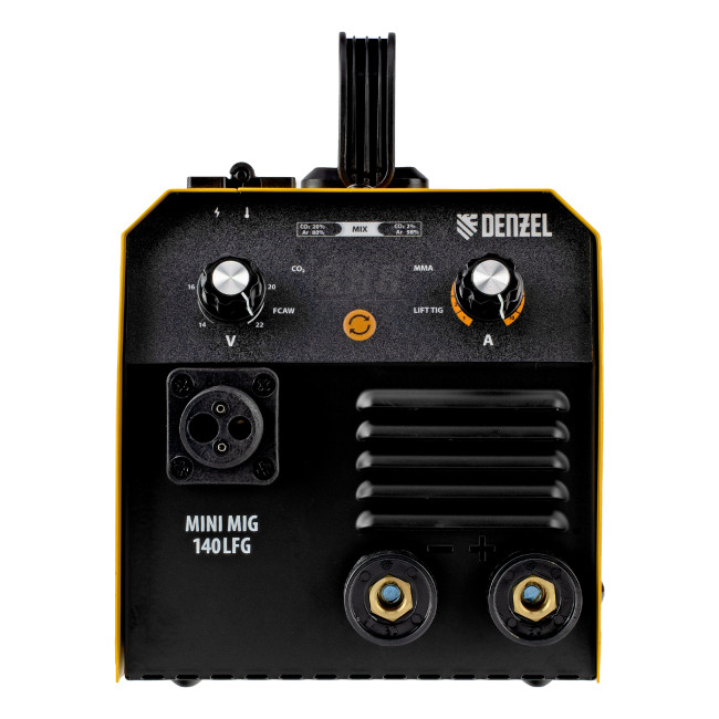 Аппарат инвертор. полуавтомат. сварки Mini MIG-140LFG, 140 А, ПВ 60%// Denzel в Ижевске Аппарат инвертор. полуавтомат. сварки Mini MIG-140LFG, 140 А, ПВ 60%// Denzel в Ижевске