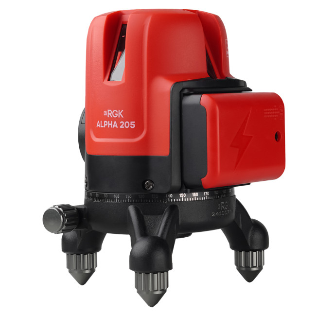 Лазерный уровень RGK ALPHA 205 с зелёным лучом в Ижевске