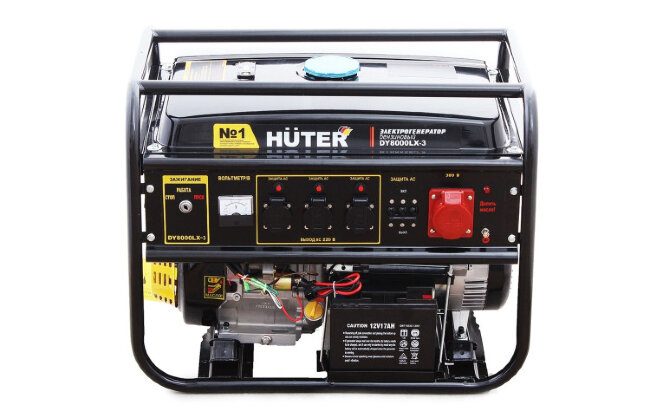 Портативный бензогенератор HUTER DY8000LX-3 в Ижевске